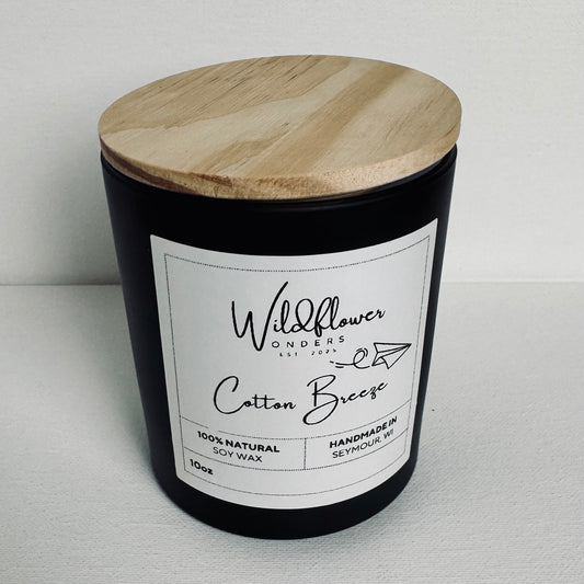 10oz Cotton Breeze Soy Wax Candle