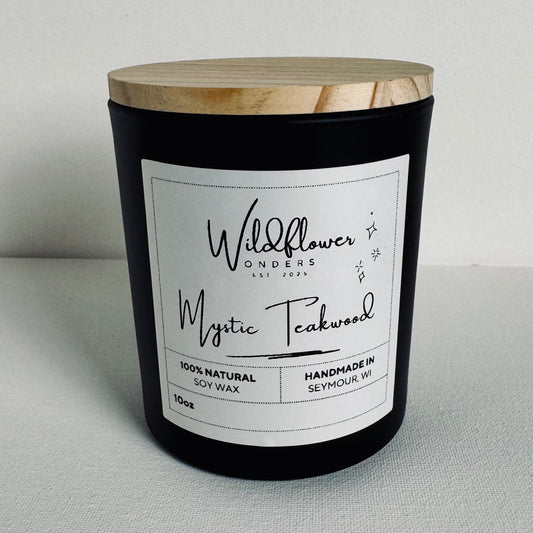 10oz Mystic Teakwood Soy Wax Candle
